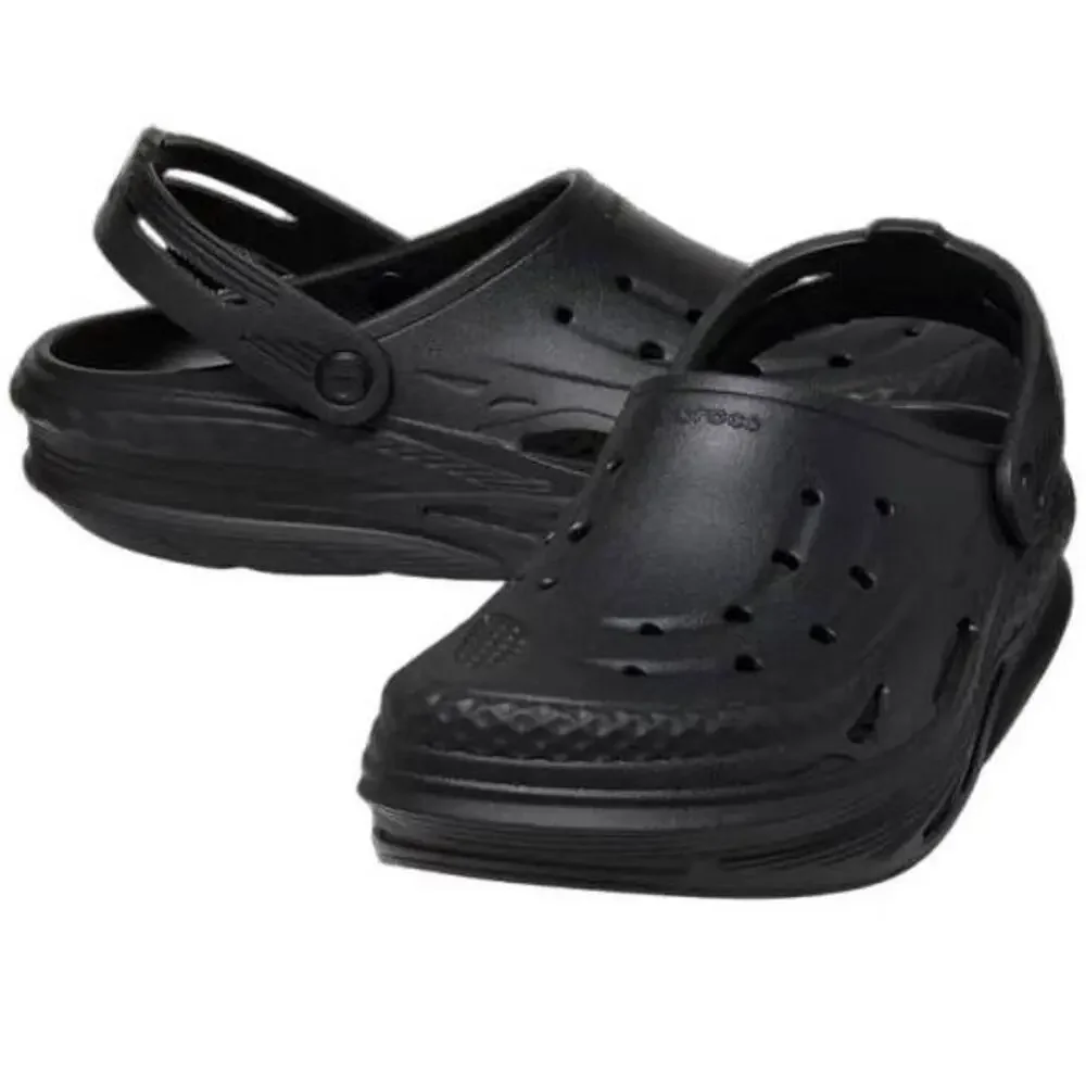 NWT! Crocs Men/Womens Off Grid Clogs M10 W12 Black Unisex 209501-001 Shoes 10 12